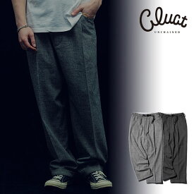 30%OFF SALE セール CLUCT クラクト WASCO[CHECK PANTS] メンズ パンツ スラックス ワイドパンツ 送料無料