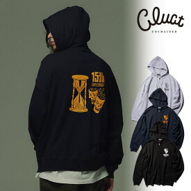 15th Anniversary Special Collection CLUCT×Mike Giant クラクト #H[ZIP HOODIE] メンズ パーカー プルオーバー 15周年 コラボレーション 送料無料