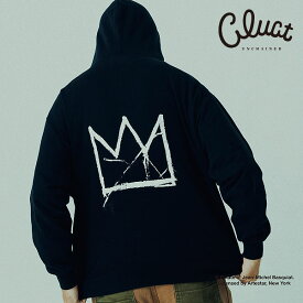 CLUCT×Jean-Michel Basquiat クラクト #E[HOODIE] メンズ パーカー プルオーバー ジャン=ミシェル・バスキア コラボレーション 送料無料