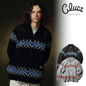 2023 冬 先行予約 11月〜12月入荷予定 CLUCT クラクト DREW STONE [KNIT ZIP JACKET] メンズ ジャケット 送料無料 キャンセル不可