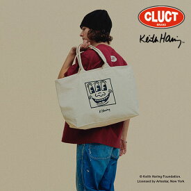 CLUCT×Keith Haring(キース・ヘリング) クラクト #H [TOTE BAG] Keith Haring メンズ トートバッグ キャンバストート コラボレーション 送料無料