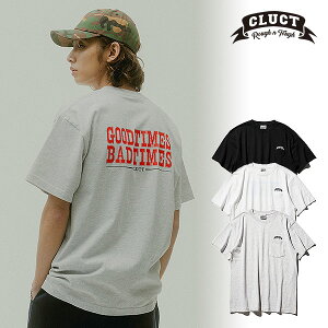 2026 �ďH ��s�\�� 7���`8�����ח\�� CLUCT �N���N�g GOODTIME BADTIME [S/S POCKET TEE] �����Y T�V���c �������� �L�����Z���s��