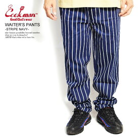 COOKMAN クックマン WAITER'S PANTS -STRIPE NAVY- メンズ パンツ ウェイターズパンツ イージーパンツ ストリート おしゃれ かっこいい カジュアル ファッション cookman