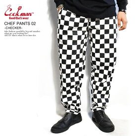 COOKMAN クックマン CHEF PANTS 02 -CHECKER- 231-11860 32831 メンズ パンツ シェフパンツ イージーパンツ ストリート おしゃれ かっこいい カジュアル ファッション cookman