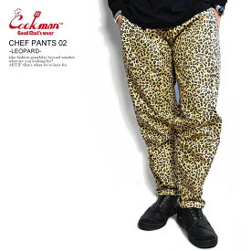 COOKMAN クックマン CHEF PANTS 02 -LEOPARD- 231-11871 31983 31881 メンズ パンツ シェフパンツ イージーパンツ ストリート おしゃれ かっこいい カジュアル ファッション cookman