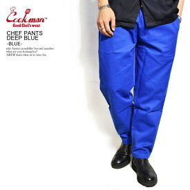 COOKMAN クックマン CHEF PANTS DEEP BLUE -BLUE- 231-01895 32805 メンズ パンツ シェフパンツ イージーパンツ ストリート