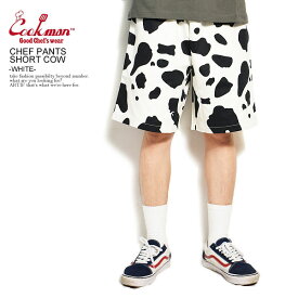 COOKMAN クックマン CHEF PANTS SHORT COW -WHITE- 231-32938 メンズ ショートパンツ ショーツ ハーフパンツ パンツ シェフパンツ イージーパンツ ストリート おしゃれ かっこいい カジュアル ファッション cookman