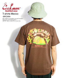 COOKMAN クックマン T-shirts Mexico -BROWN- メンズ Tシャツ 半袖 半袖Tシャツ おしゃれ かっこいい カジュアル ファッション ストリート トップス cookman tシャツ