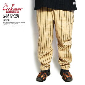COOKMAN クックマン CHEF PANTS MOCHA JAVA -BEIGE- 32863 メンズ パンツ シェフパンツ イージーパンツ 送料無料 ストリート おしゃれ かっこいい カジュアル ファッション cookman