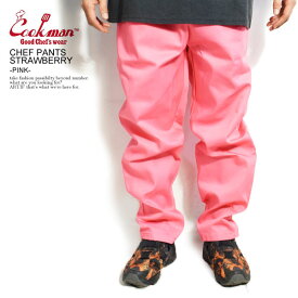 COOKMAN クックマン CHEF PANTS STRAWBERRY -PINK- メンズ パンツ シェフパンツ イージーパンツ 送料無料 ストリート おしゃれ かっこいい カジュアル ファッション cookman