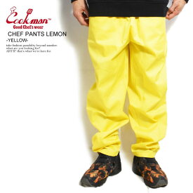 COOKMAN クックマン CHEF PANTS LEMON -YELLOW- メンズ パンツ シェフパンツ イージーパンツ 送料無料 ストリート おしゃれ かっこいい カジュアル ファッション cookman