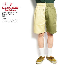 COOKMAN クックマン Chef Pants Short Crazy Pattern Field -MULTI- メンズ ショートパンツ ショーツ パンツ シェフパンツ ストリート