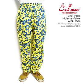 COOKMAN クックマン Chef Pants Hibiscus Yellow -YELLOW- メンズ パンツ シェフパンツ イージーパンツ 送料無料 ストリート