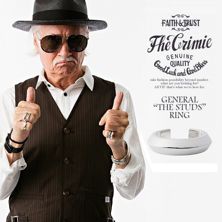 楽天市場】CRIMIE クライミー GENERAL THE STUDS RING c1h3-cxag-gr01  