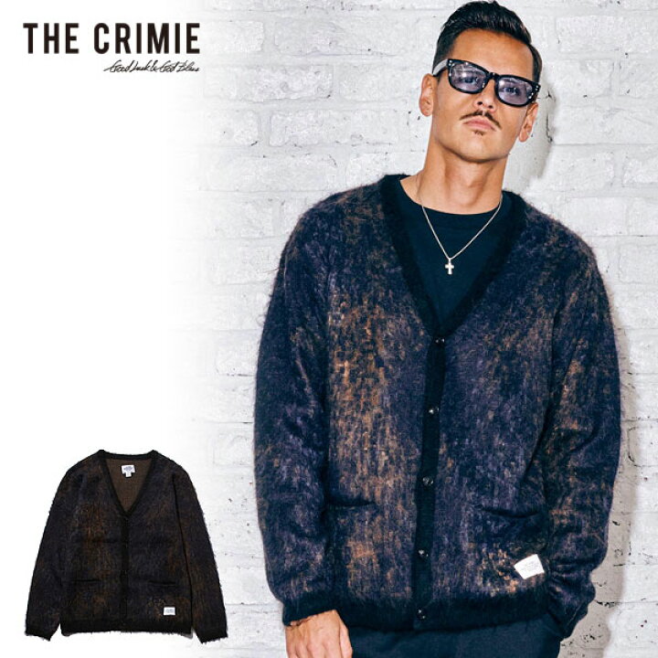 楽天市場】CRIMIE クライミー MOHAIR NOISE LEOPARD KNIT CARDIGAN  