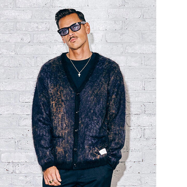 楽天市場】CRIMIE クライミー MOHAIR NOISE LEOPARD KNIT CARDIGAN 