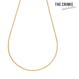 ���[�J�[���񂹑Ή� CRIMIE �N���C�~�[ FINE SLIM CHAIN NECKLACE 24KDP 38-45cm �l�b�N���X �������� �L�����Z���s��