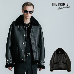 CRIMIE �N���C�~�[ MOUTON LEATHER JACKET �W���P�b�g ���[�g�� ���U�[ ��������