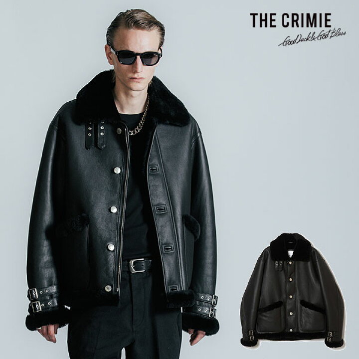 楽天市場】CRIMIE クライミー MOUTON LEATHER JACKET ジャケット 