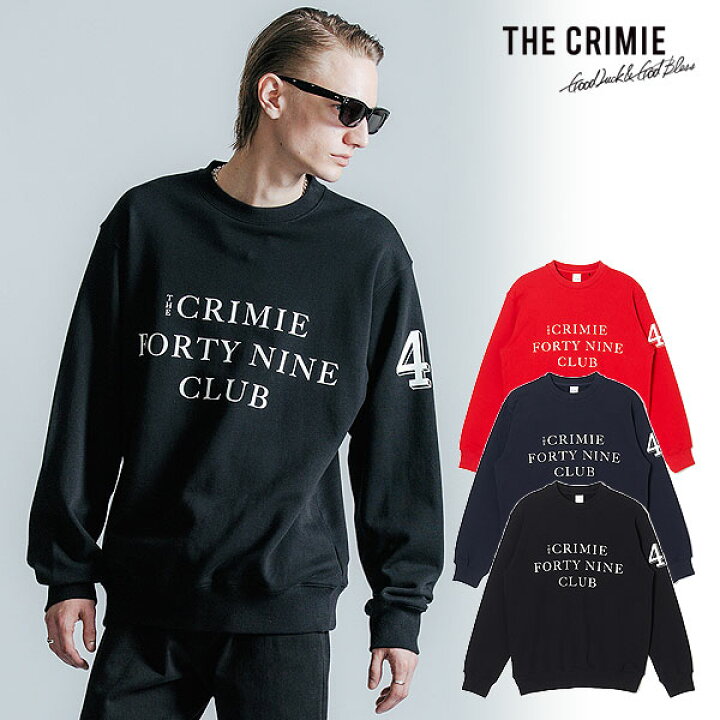 CRIMIE」 スウェットカットソー L ブラック メンズ 楽天市場】CRIMIE 