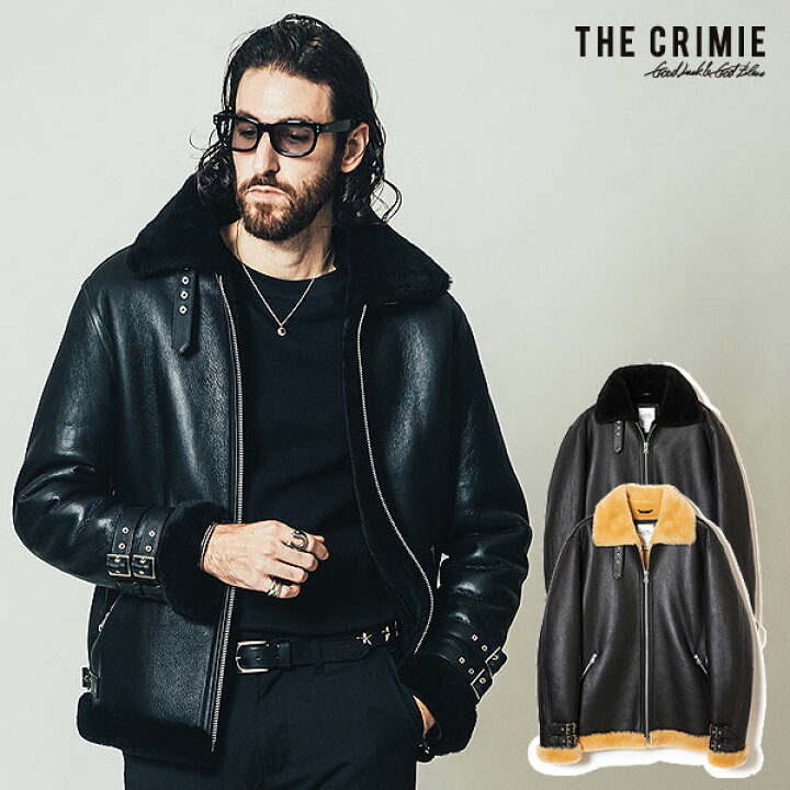 楽天市場】CRIMIE クライミー MOUTON B-3 JACKET レザー ジャケット  