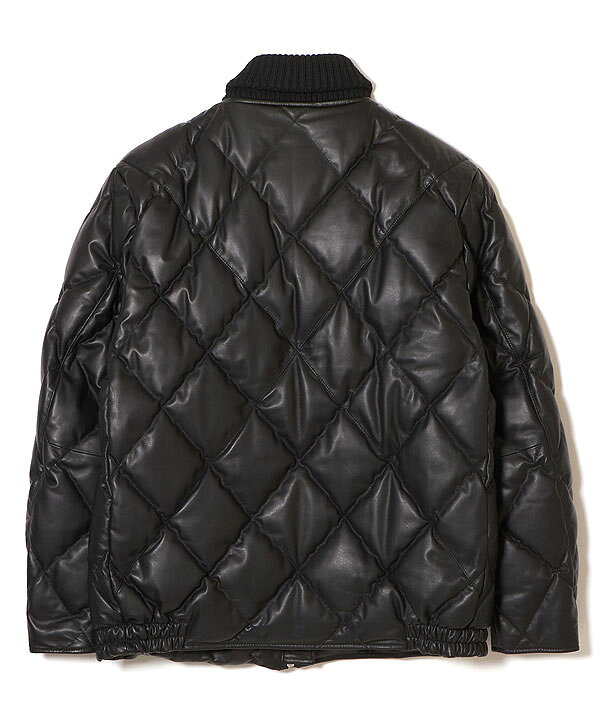 楽天市場】CRIMIE クライミー DIAMOND QUILT DOWN JACKET レザー 
