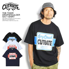 30％OFF SALE セール CUTRATE カットレイト CUTRATE THE TIGER DROPSHOULDER S/S -T-SHIRT cutrate メンズ Tシャツ 半袖 ロゴ 送料無料 ストリート