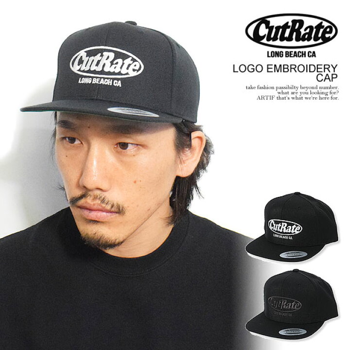楽天市場】CUTRATE カットレイト CUTRATE LOGO EMBROIDERY CAP cutrate 