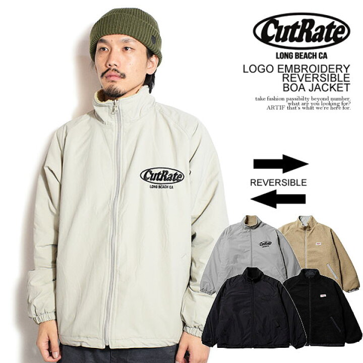 楽天市場】CUTRATE カットレイト CUTRATE LOGO EMBROIDERY REVERSIBLE  