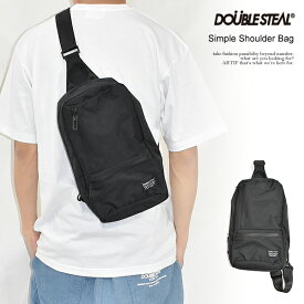 DOUBLE STEAL ダブルスティール Simple Shoulder Bag メンズ バッグ ショルダーバッグ ワンショルダーバッグ 送料無料 ストリート