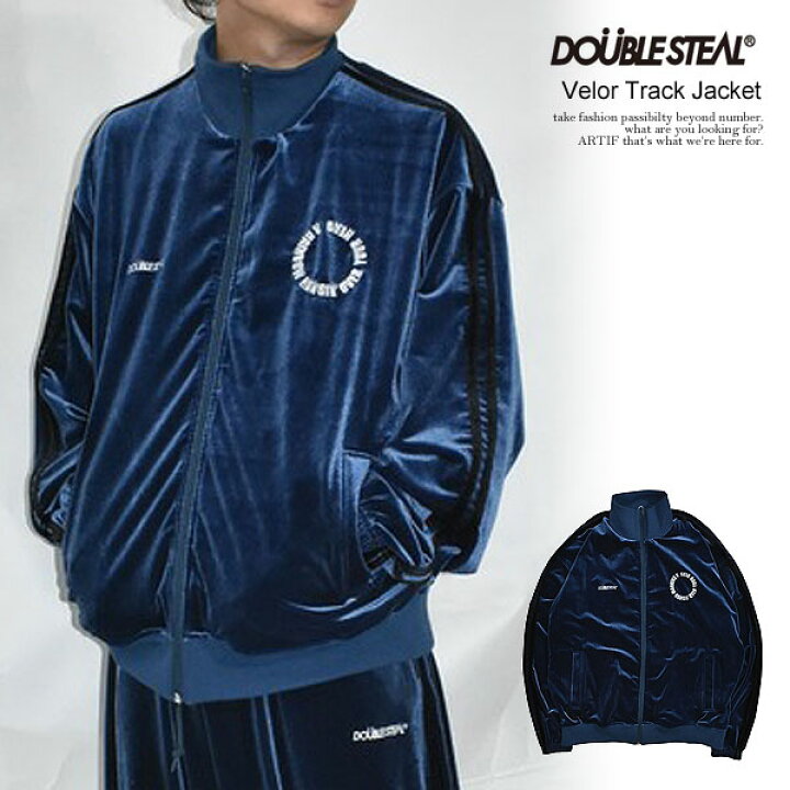 楽天市場】DOUBLE STEAL ダブルスティール Velor Track Jacket メンズ 