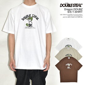 DOUBLE STEAL ダブルスティール Dragon DOUBZ S/S T-SHIRT メンズ Tシャツ 半袖 半袖Tシャツ 送料無料 ストリート