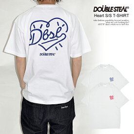 DOUBLE STEAL ダブルスティール Heart S/S T-SHIRT メンズ Tシャツ 半袖 半袖Tシャツ 送料無料 ストリート