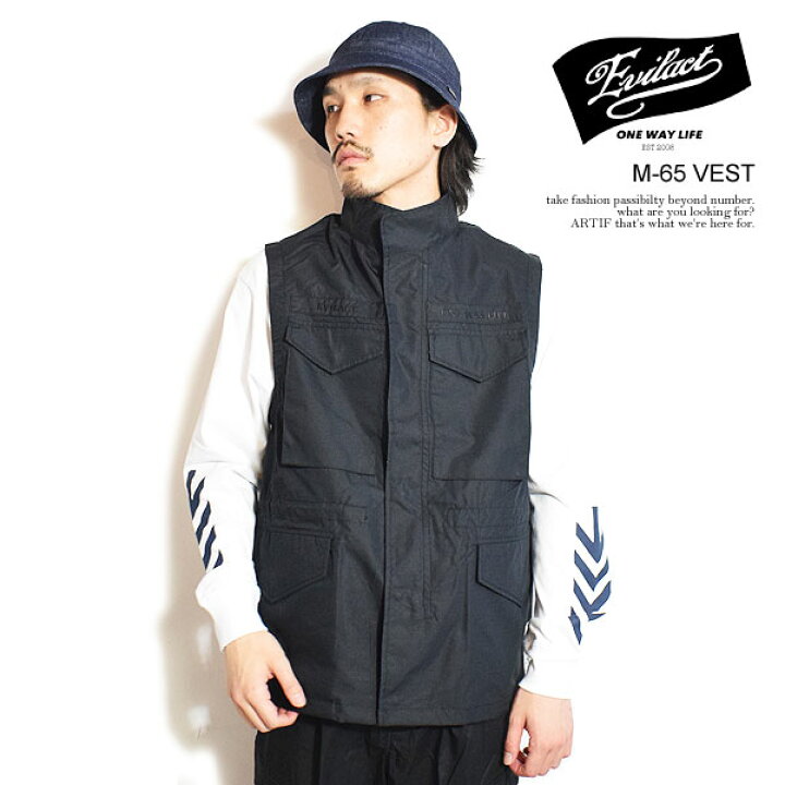 楽天市場】EVILACT イーブルアクト M-65 VEST メンズ ベスト 