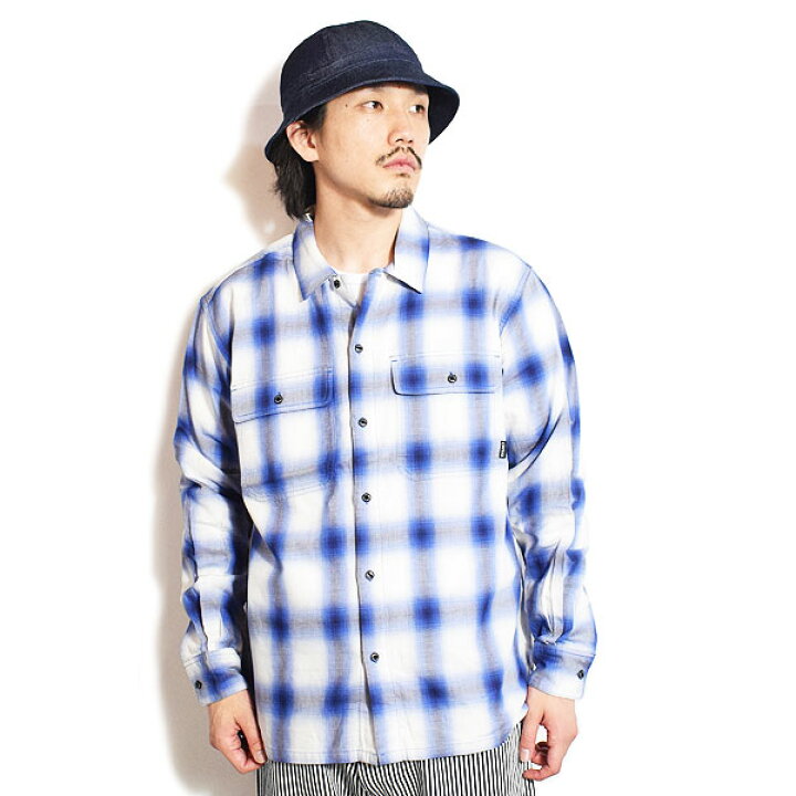 楽天市場】EVILACT イーブルアクト OMBLE SHIRT メンズ シャツ 長袖 