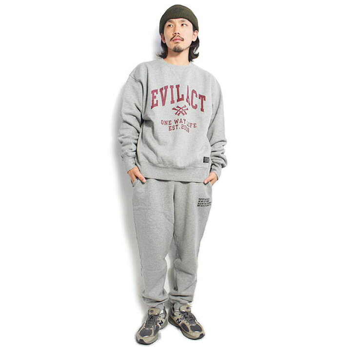 楽天市場】20%OFF SALE セール EVILACT イーブルアクト HEAVY CREW 