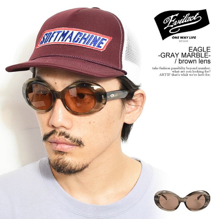 楽天市場】EVILACT EYEWEAR イーブルアクト アイウェア EAGLE -GRAY 