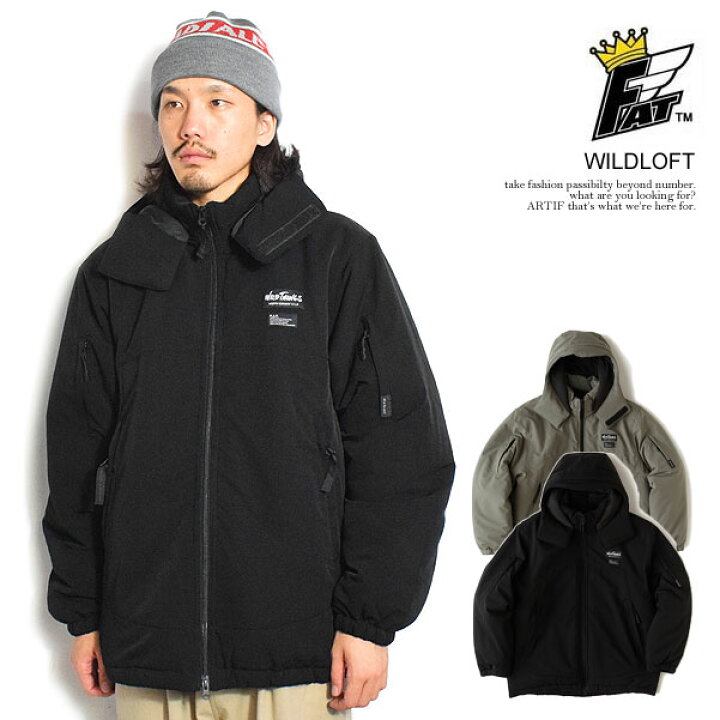 楽天市場】FAT エフエーティー WILDLOFT メンズ ジャケット 中綿 