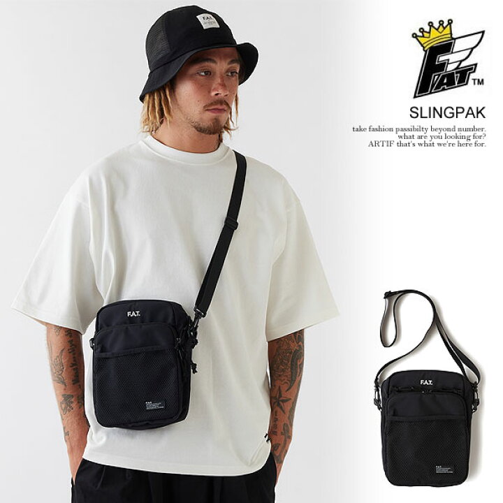 楽天市場】FAT エフエーティー SLINGPAK メンズ ショルダーバッグ 3 