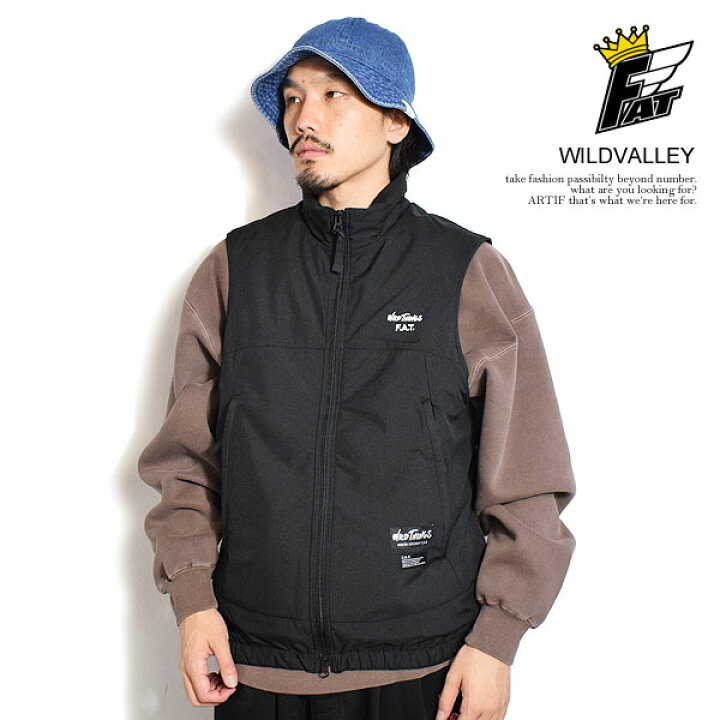 楽天市場】FAT エフエーティー WILDVALLEY メンズ ベスト 中綿ベスト 