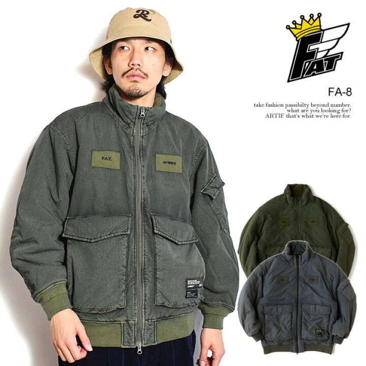 楽天市場】FAT エフエーティー FA-8 メンズ ジャケット ブルゾン 