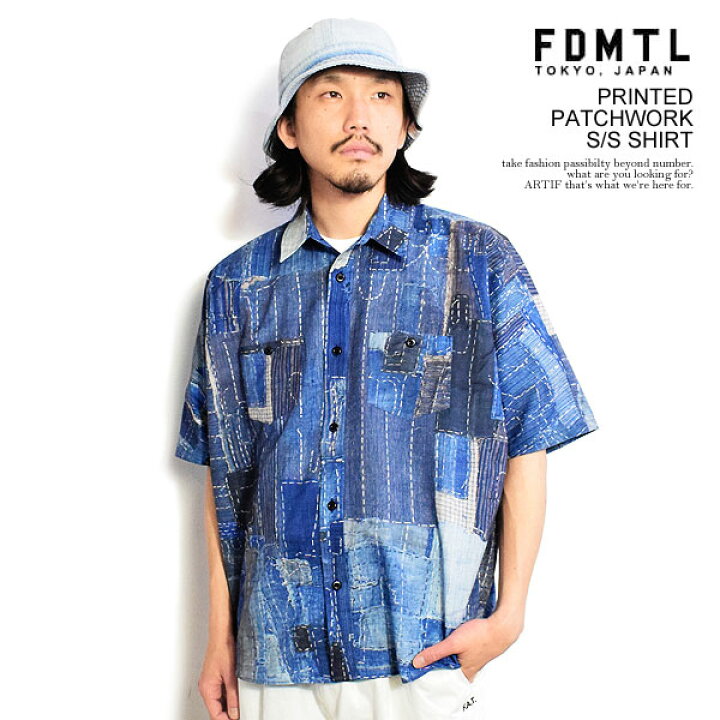 楽天市場】FDMTL ファンダメンタル PRINTED PATCHWORK S/S SHIRT 