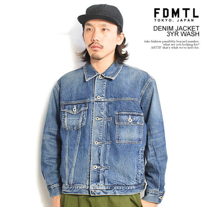 楽天市場】FDMTL ファンダメンタル DENIM JACKET 3YR WASH メンズ 