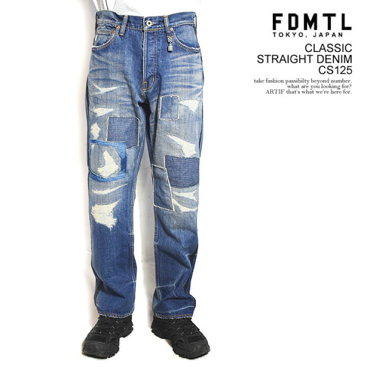 楽天市場】FDMTL ファンダメンタル CLASSIC STRAIGHT DENIM CS125 