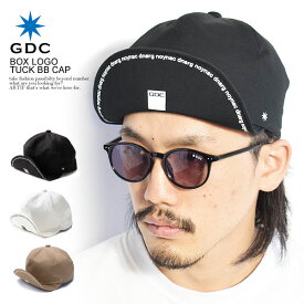 GDC ジーディーシー BOX LOGO TUCK BB CAP メンズ キャップ BBキャップ 帽子 レディース ユニセックス 送料無料 ストリート おしゃれ かっこいい カジュアル ファッション gdc