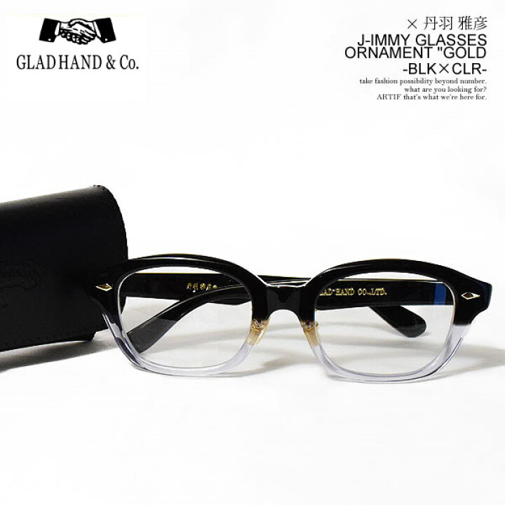 楽天市場】丹羽雅彦×GLAD HAND グラッドハンド J-IMMY GLASSES 