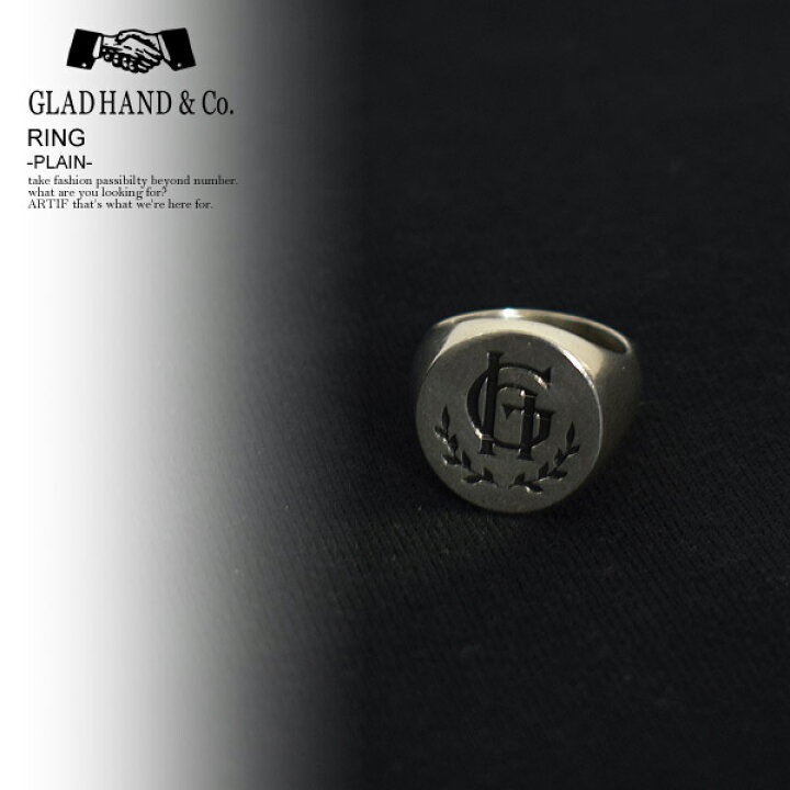 楽天市場】GLAD HAND グラッドハンド RING -PLAIN- メンズ リング 指輪  