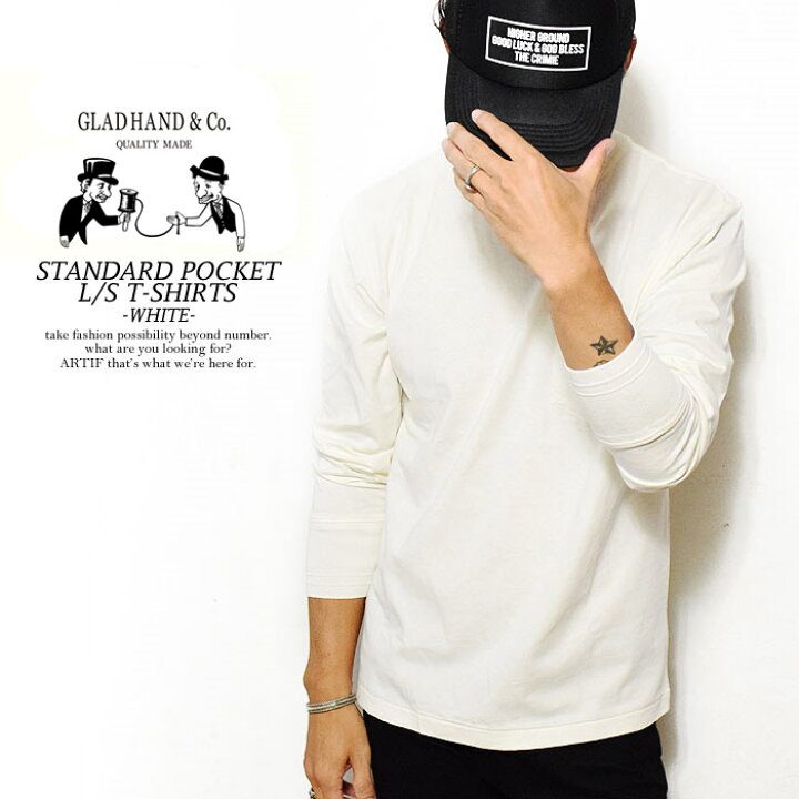 楽天市場】GLAD HAND グラッドハンド STANDARD POCKET L/S T-SHIRTS 