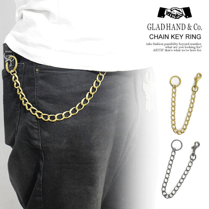 楽天市場】GLAD HAND グラッドハンド CHAIN KEY RING メンズ 