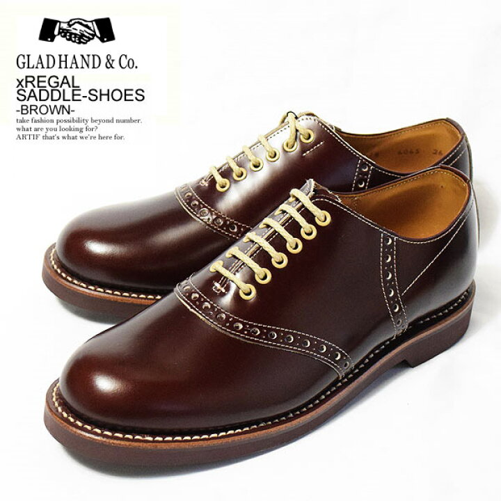 楽天市場】GLAD HAND×REGAL グラッドハンド×リーガル SADDLE-SHOES 